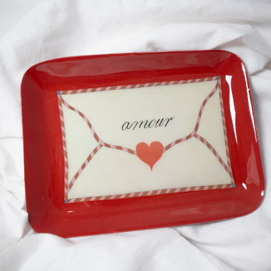Love Letter Enamel Tray