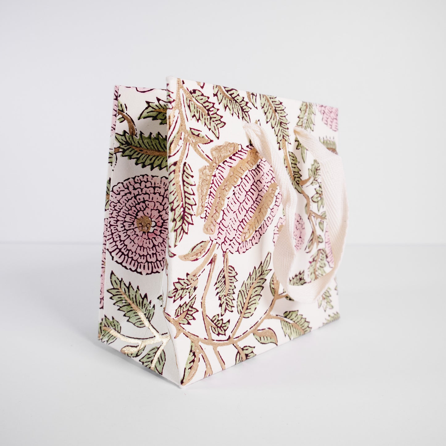 Small Blush Floral Gift Bag