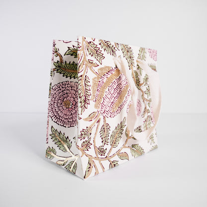 Small Blush Floral Gift Bag