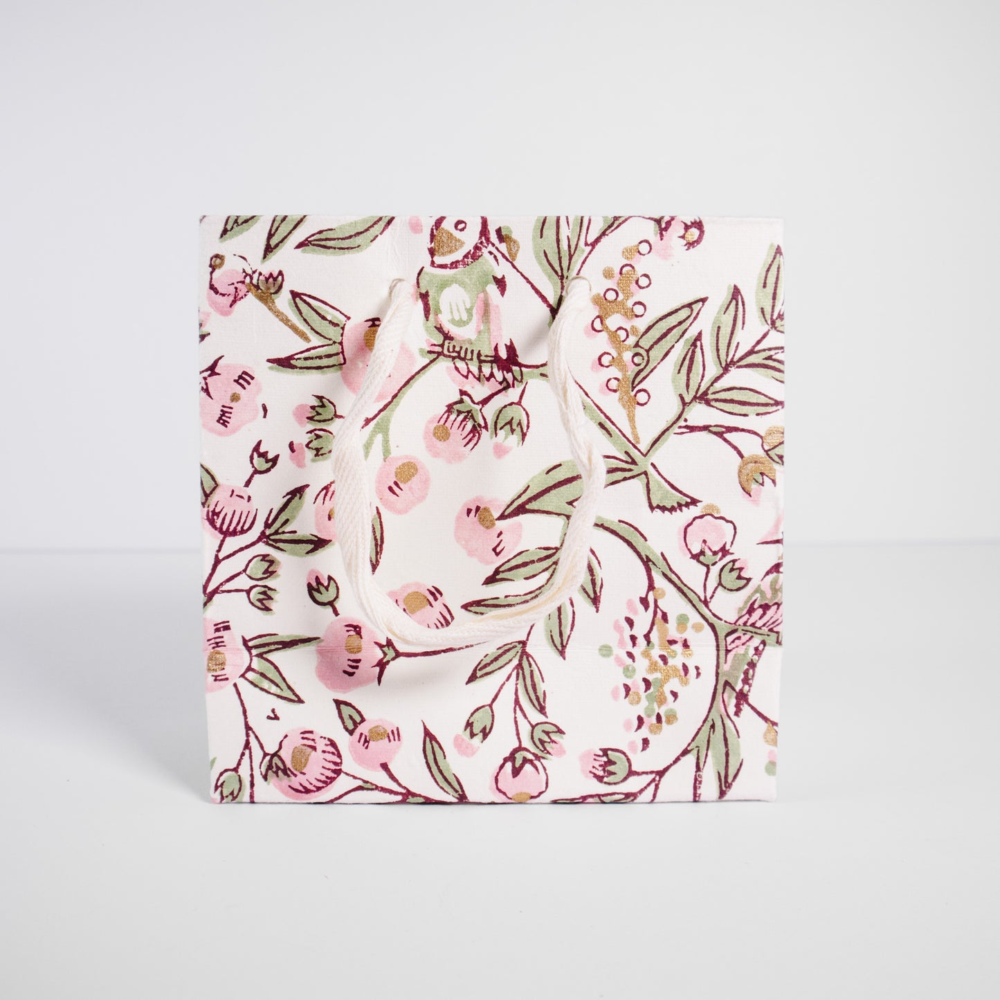 Small Blush Floral Gift Bag