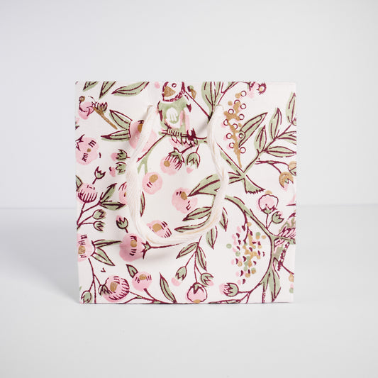 Small Blush Floral Gift Bag
