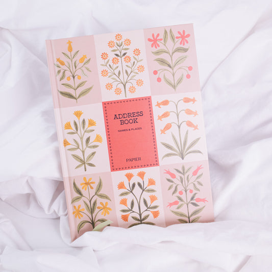 Floral Patchwork Address Book