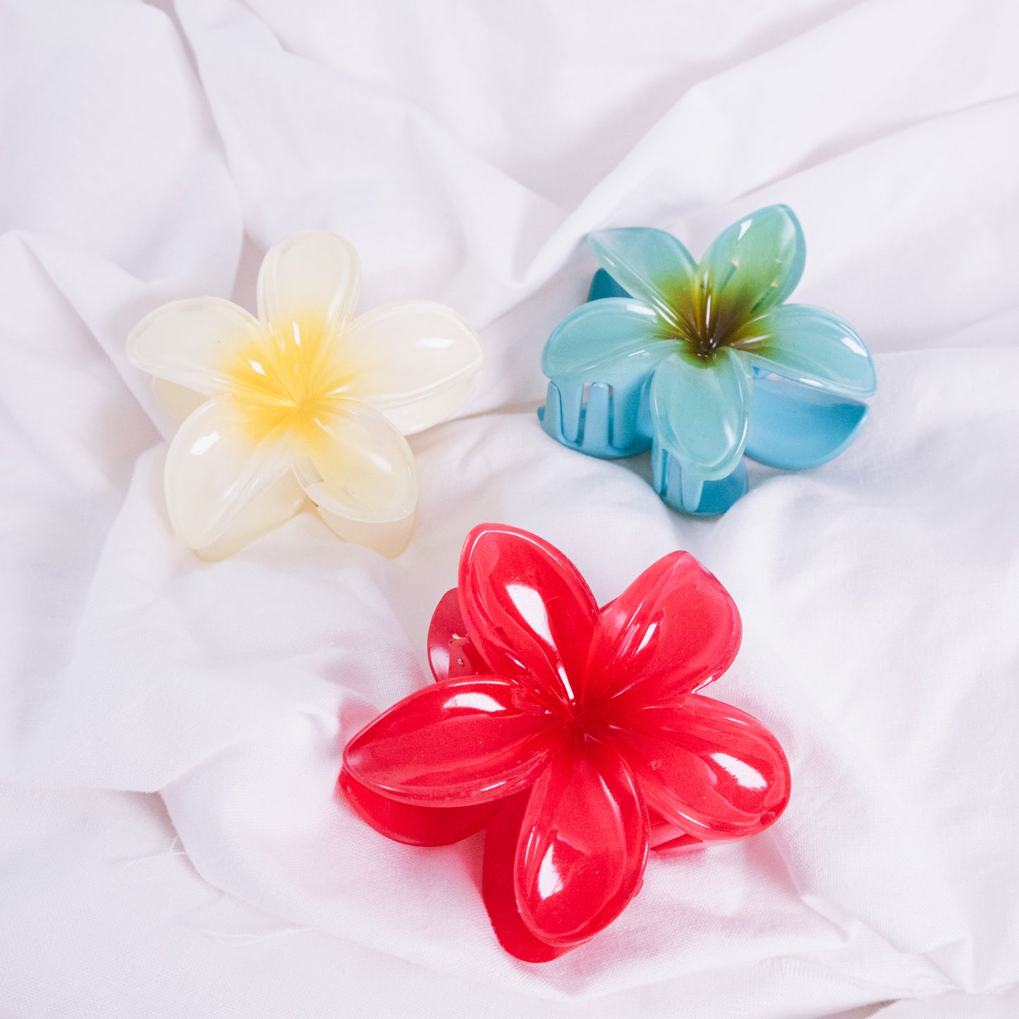 Hibiscus Claw Hair Clip