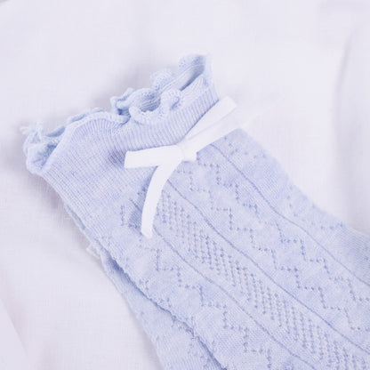 Pointelle Bow Socks