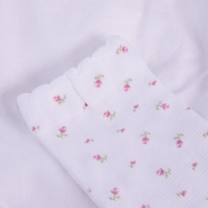 Rosy Floral Socks