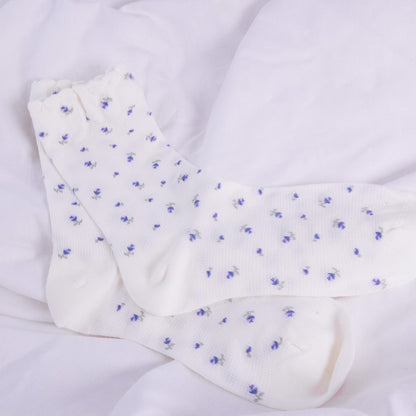 Rosy Floral Socks