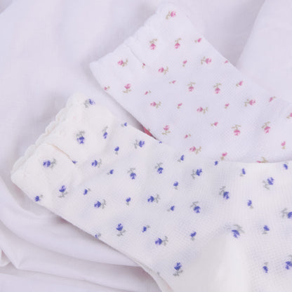 Rosy Floral Socks