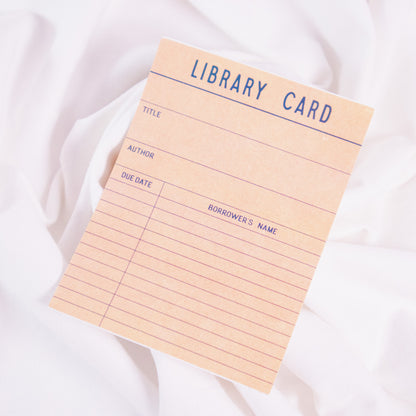 Library Card Sticker