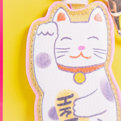 Lucky Cat Bag Charm