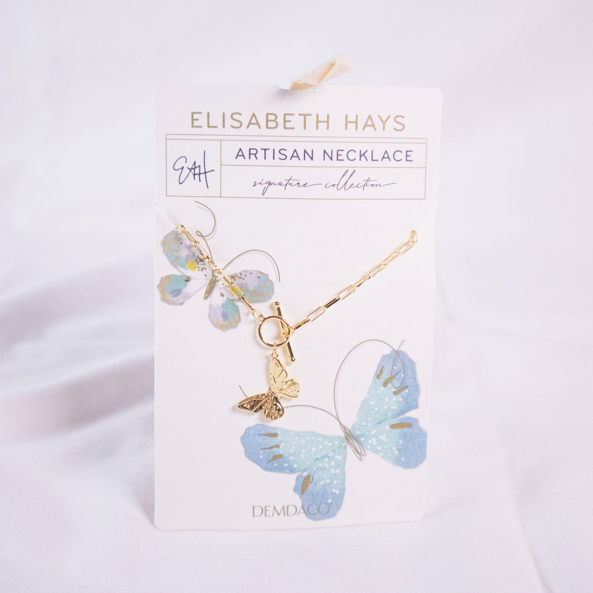 Butterfly Toggle Necklace