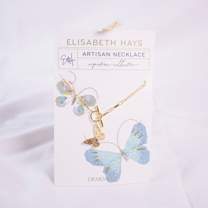 Butterfly Toggle Necklace
