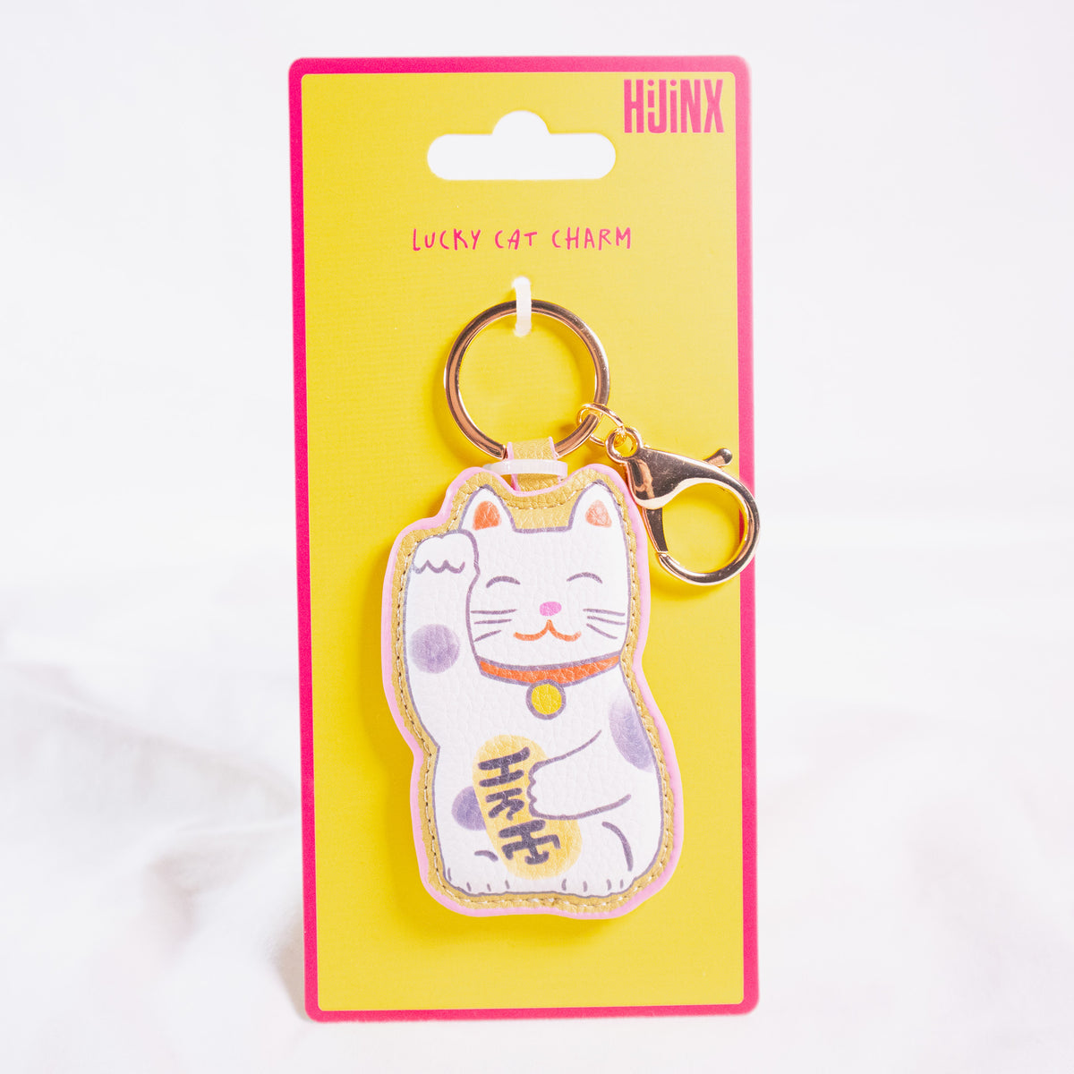 Lucky Cat Bag Charm