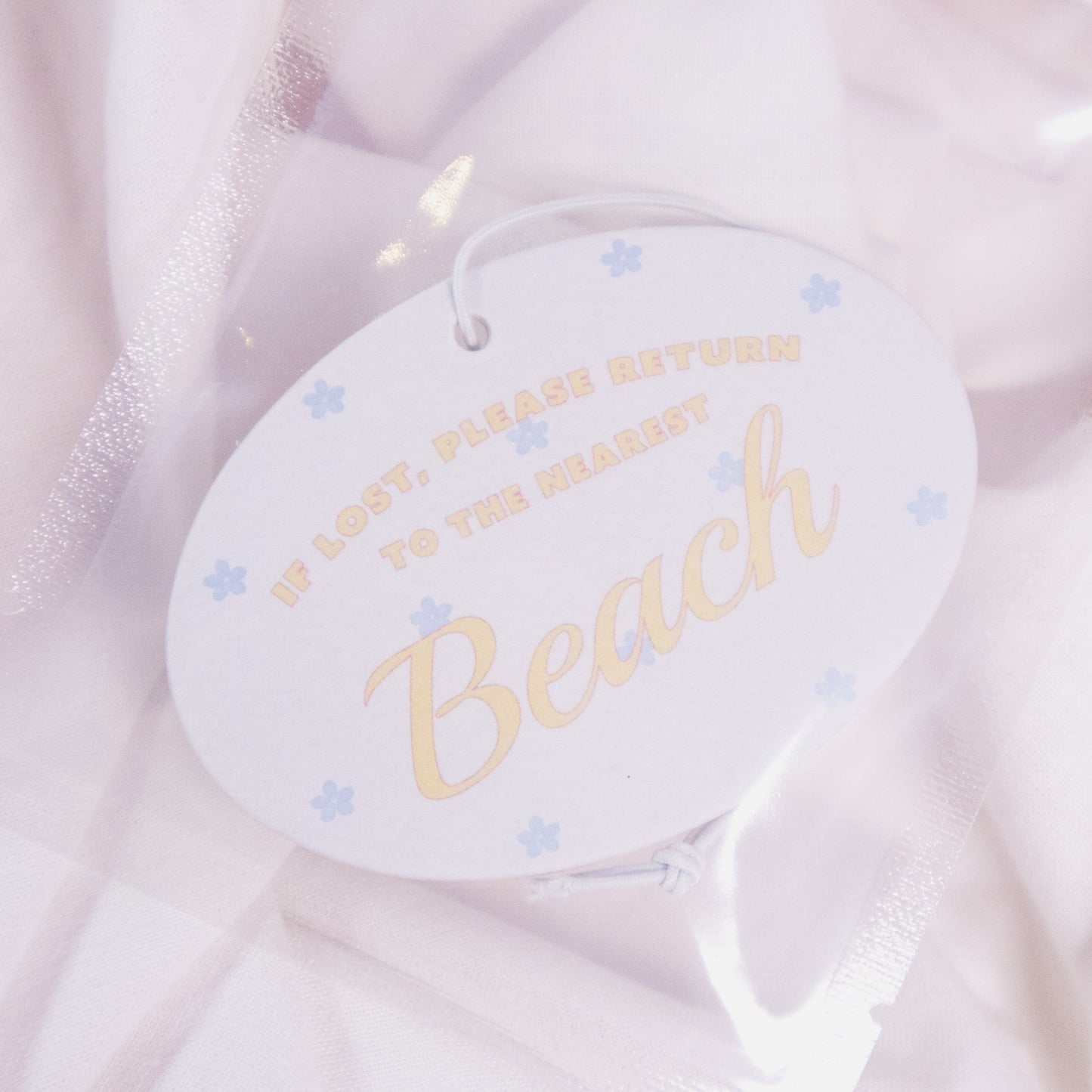 Please Return To The Beach Car Air Freshener
