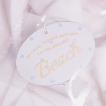 Please Return To The Beach Car Air Freshener