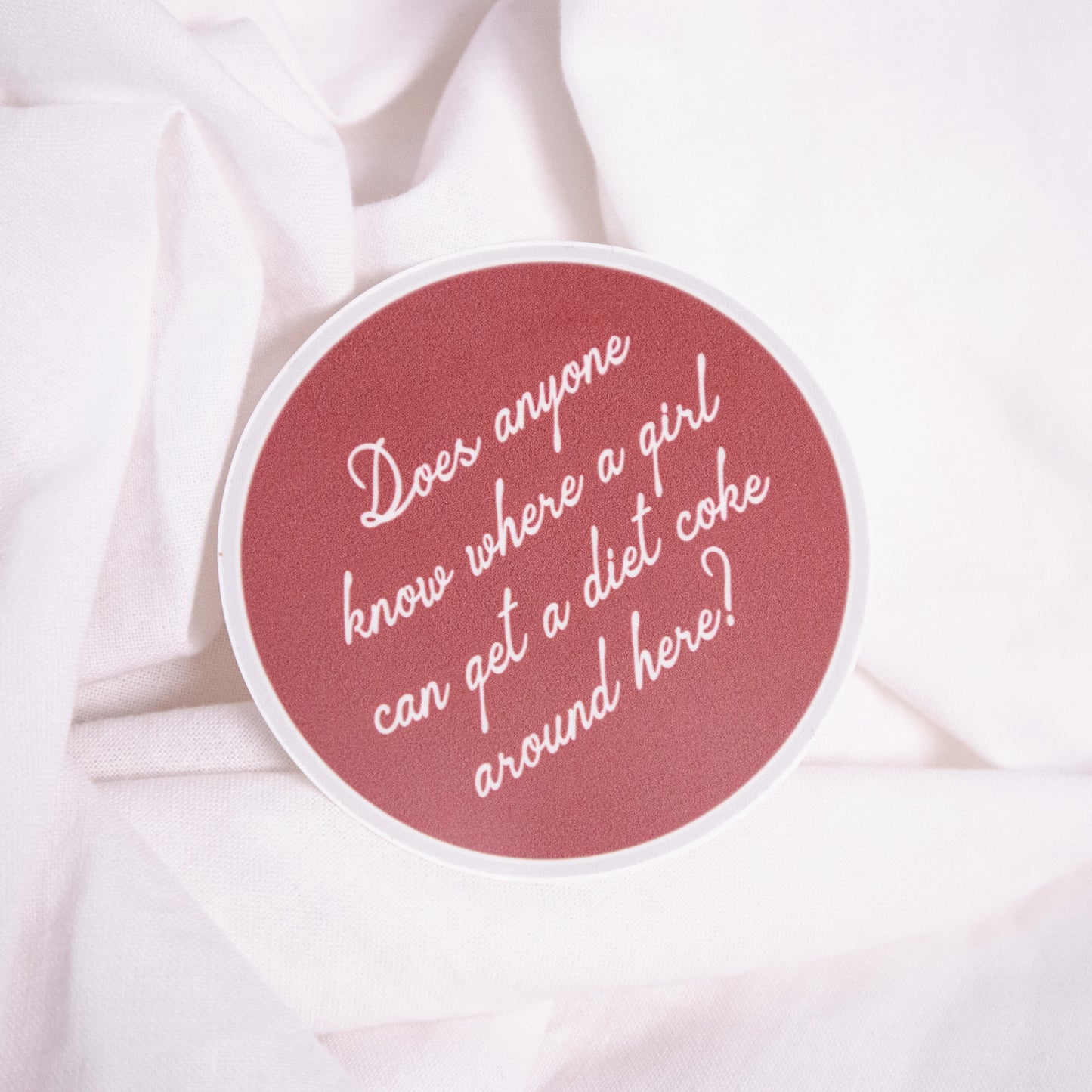 Girls Want Diet Coke Sticker