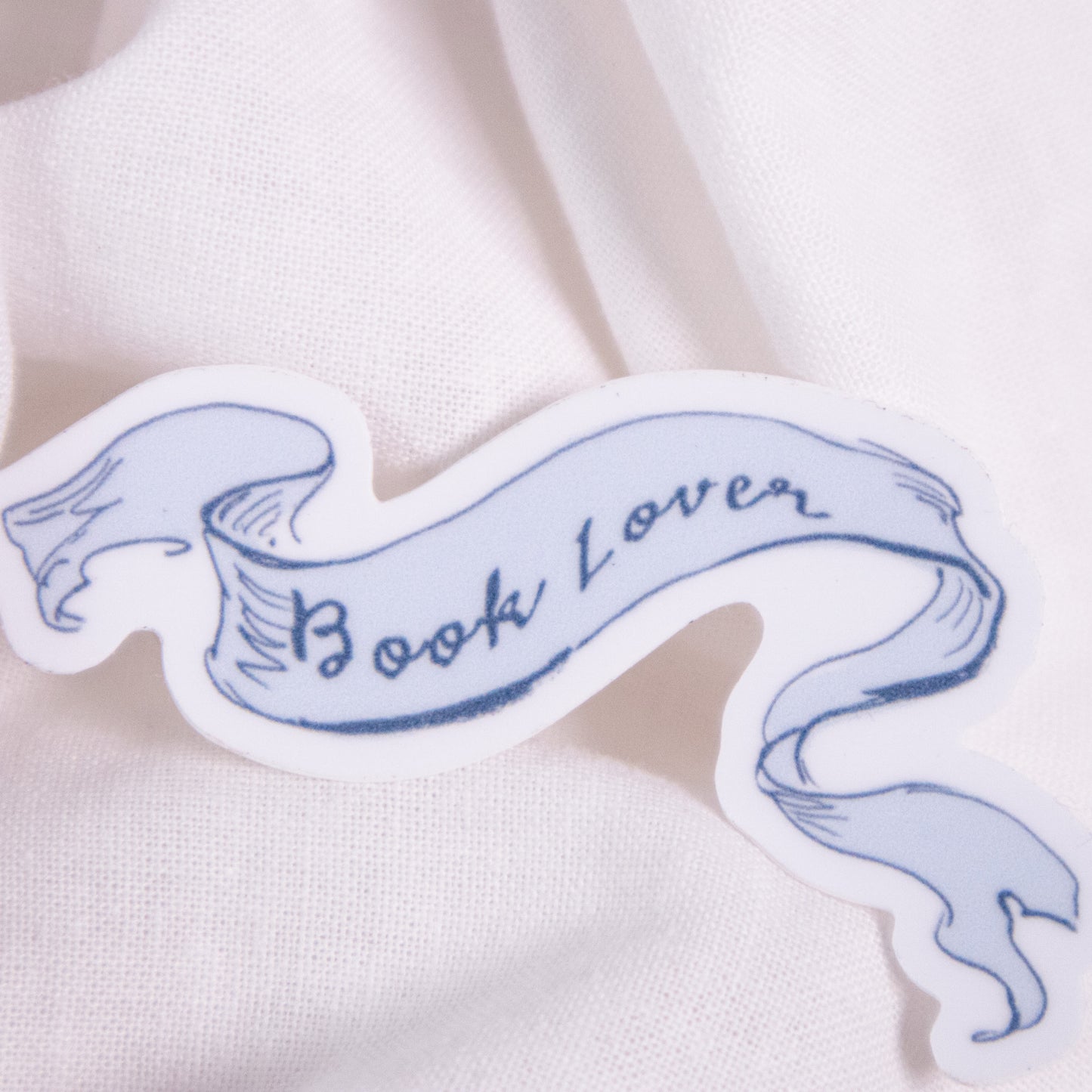 Book Lover Banner Sticker