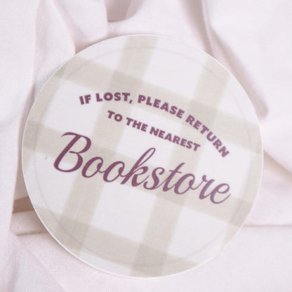 Please Return To The Bookstore Sticker