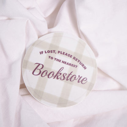 Please Return To The Bookstore Sticker
