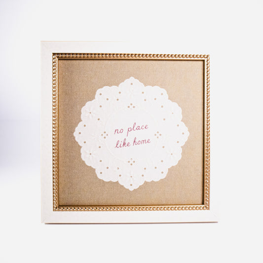 No Place Like Home Framed Wall Art