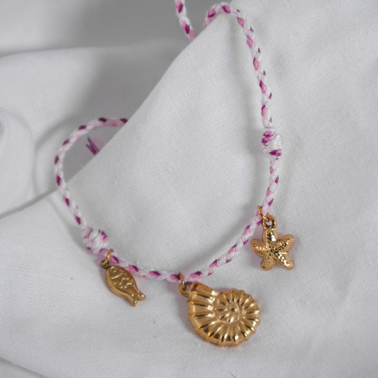 Summer Rope Charm Bracelet