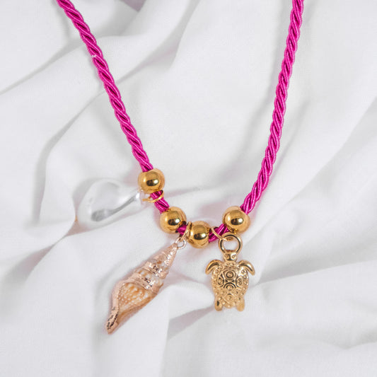 Summer Rope Charm Necklace