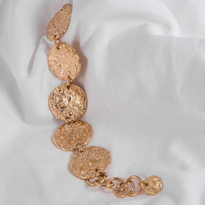 Gold Coin Bracelet