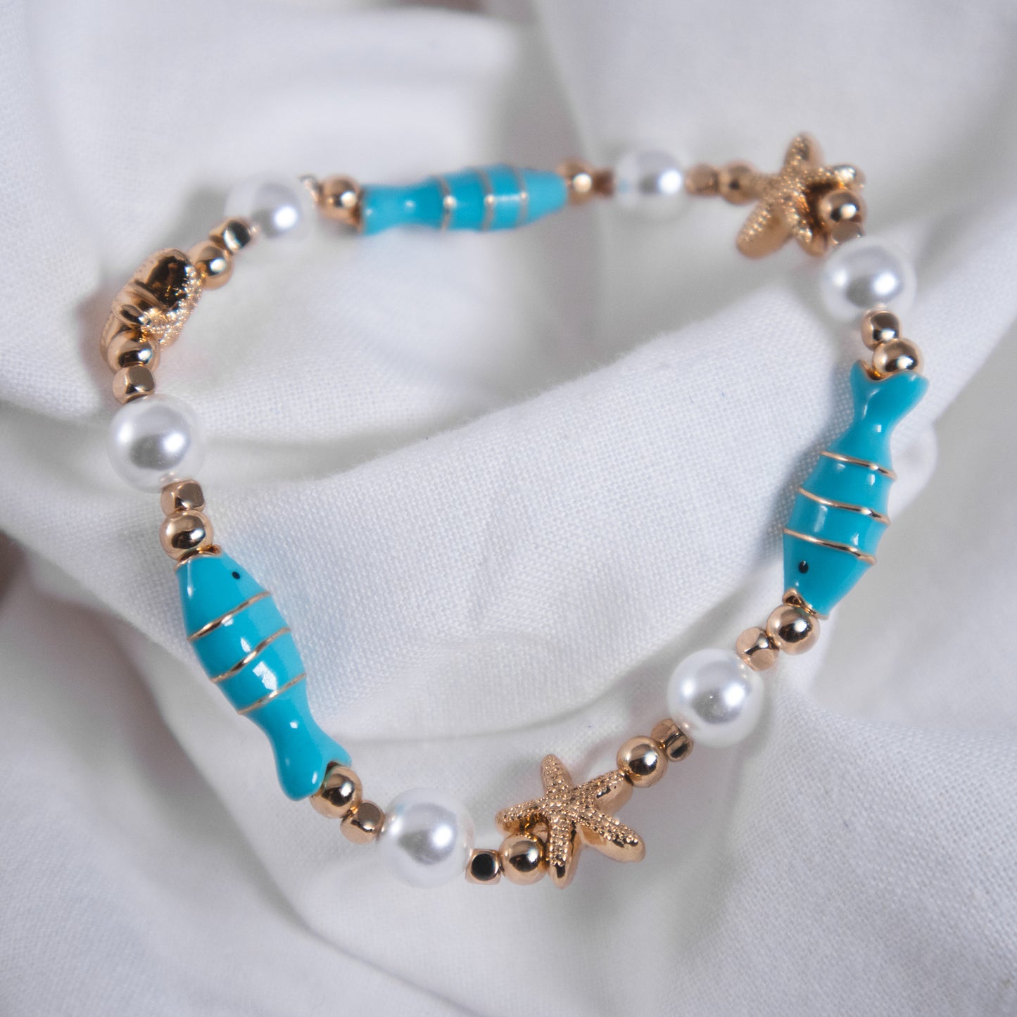 Fish Bead Bracelet