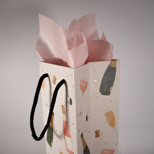 Champagne Cheers Wine Gift Bag