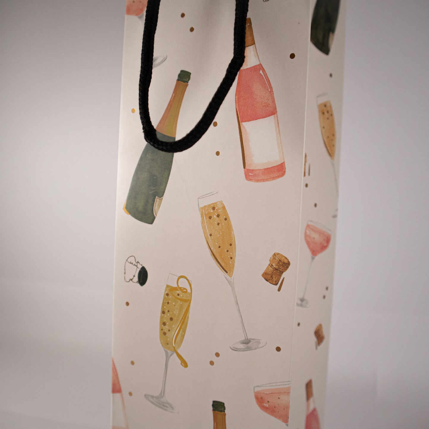 Champagne Cheers Wine Gift Bag