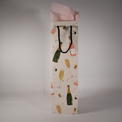 Champagne Cheers Wine Gift Bag