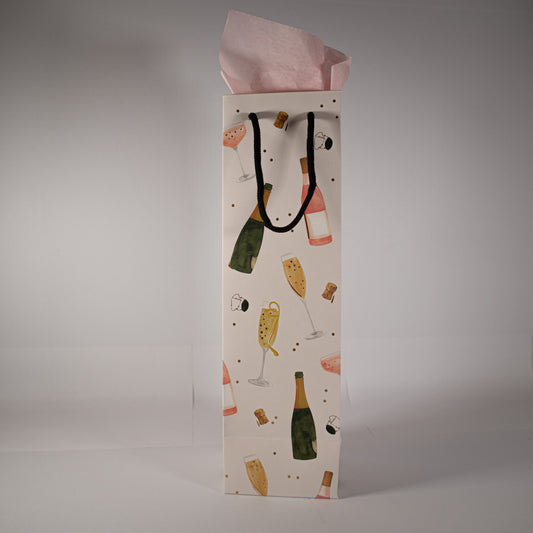 Champagne Cheers Wine Gift Bag