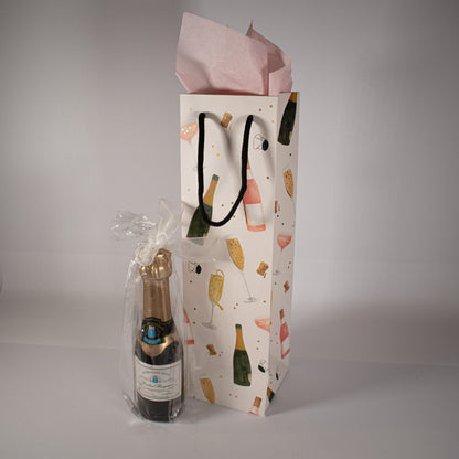 Champagne Cheers Wine Gift Bag
