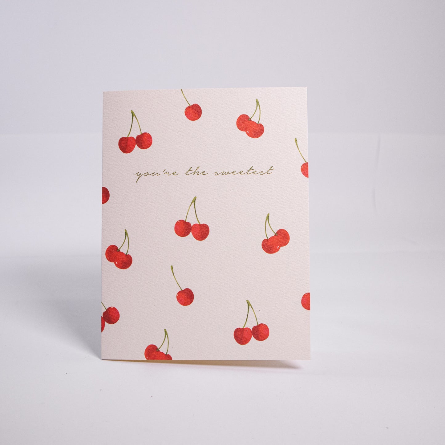 You're The Sweetest Cherry Greeting Card