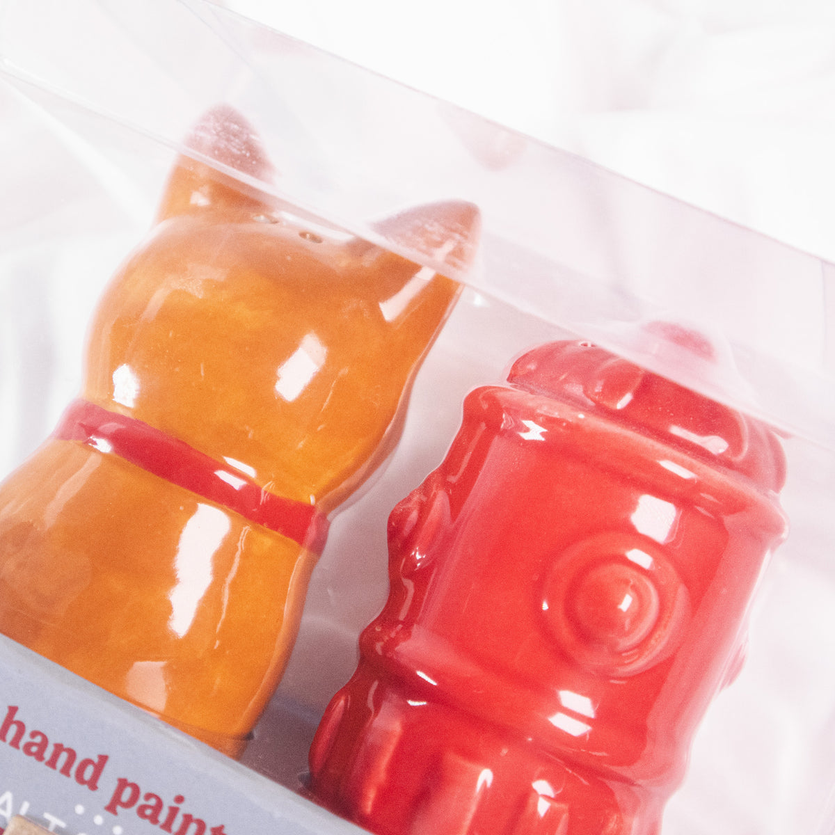 Dog and Fire Hydrant Salt and Pepper Shakers