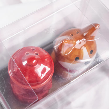 Dog and Fire Hydrant Salt and Pepper Shakers
