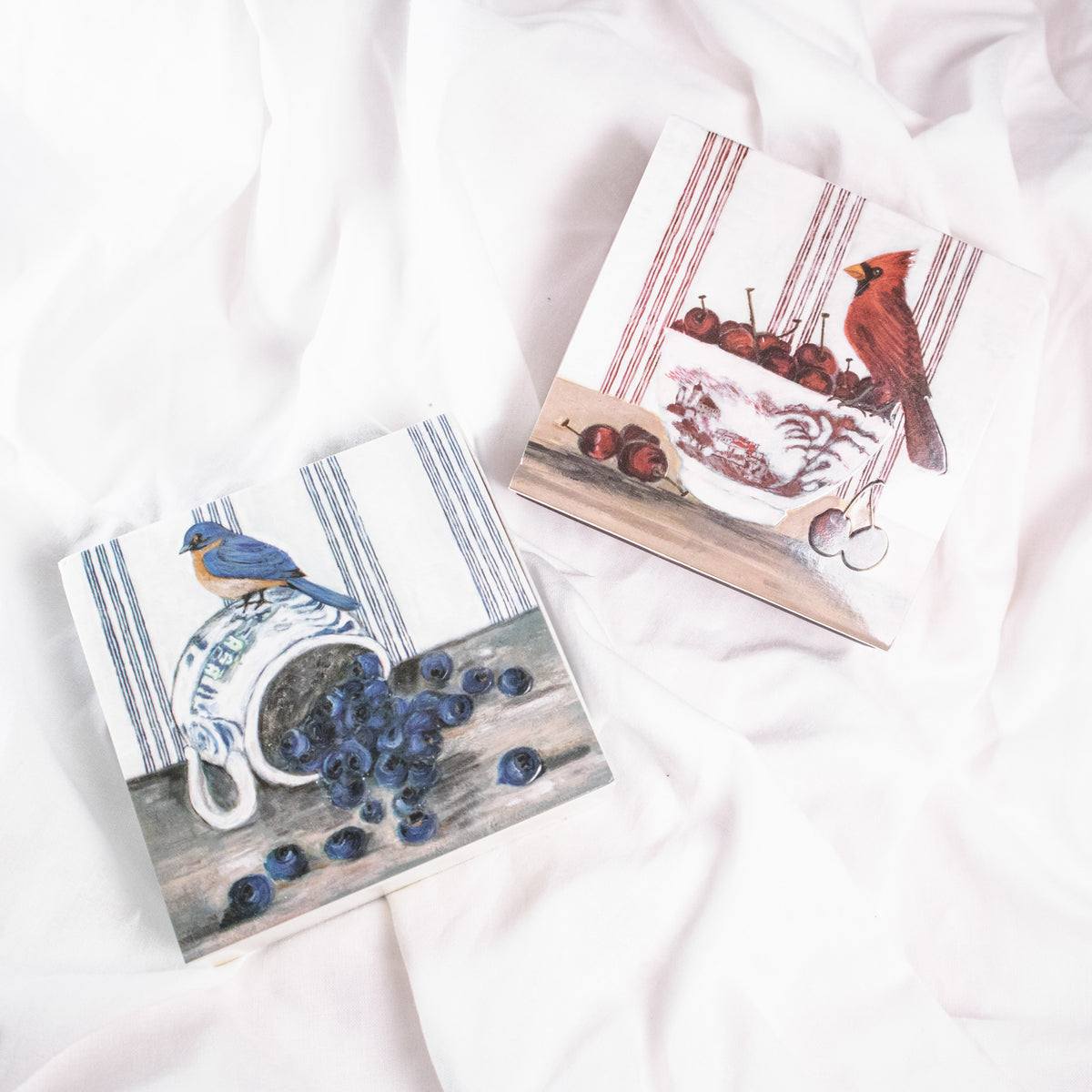 Bird and Berries Matchbox