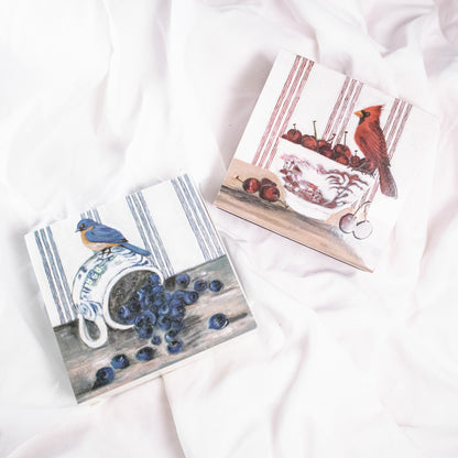Bird and Berries Matchbox