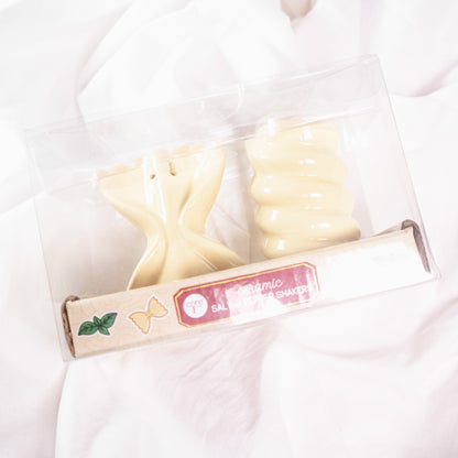 Pasta Salt and Pepper Shakers