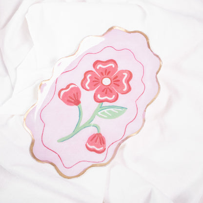 Flower Scalloped Tray