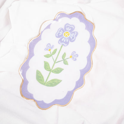 Flower Scalloped Tray