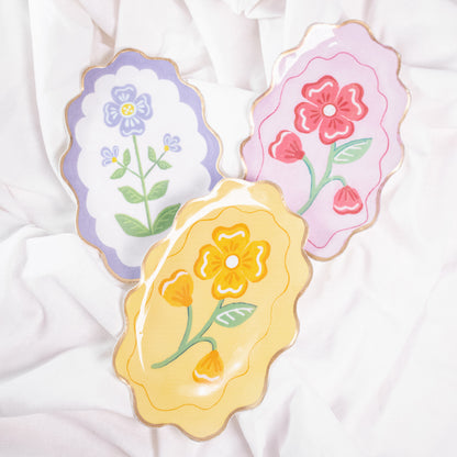 Flower Scalloped Tray