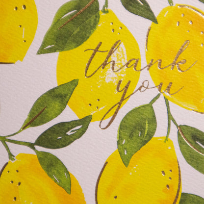 Lemon Thank You Greeting Card