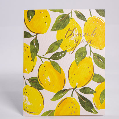 Lemon Thank You Greeting Card