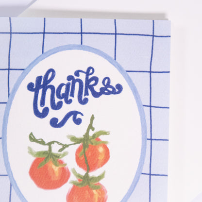 Tomato Thank You Greeting Card
