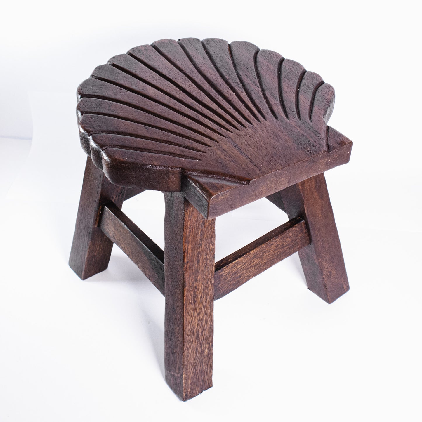 Wooden Seashell Stool