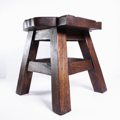 Wooden Seashell Stool