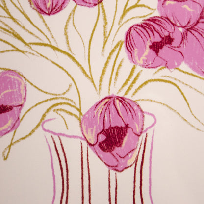 Tulip Drawing Wall Art Print
