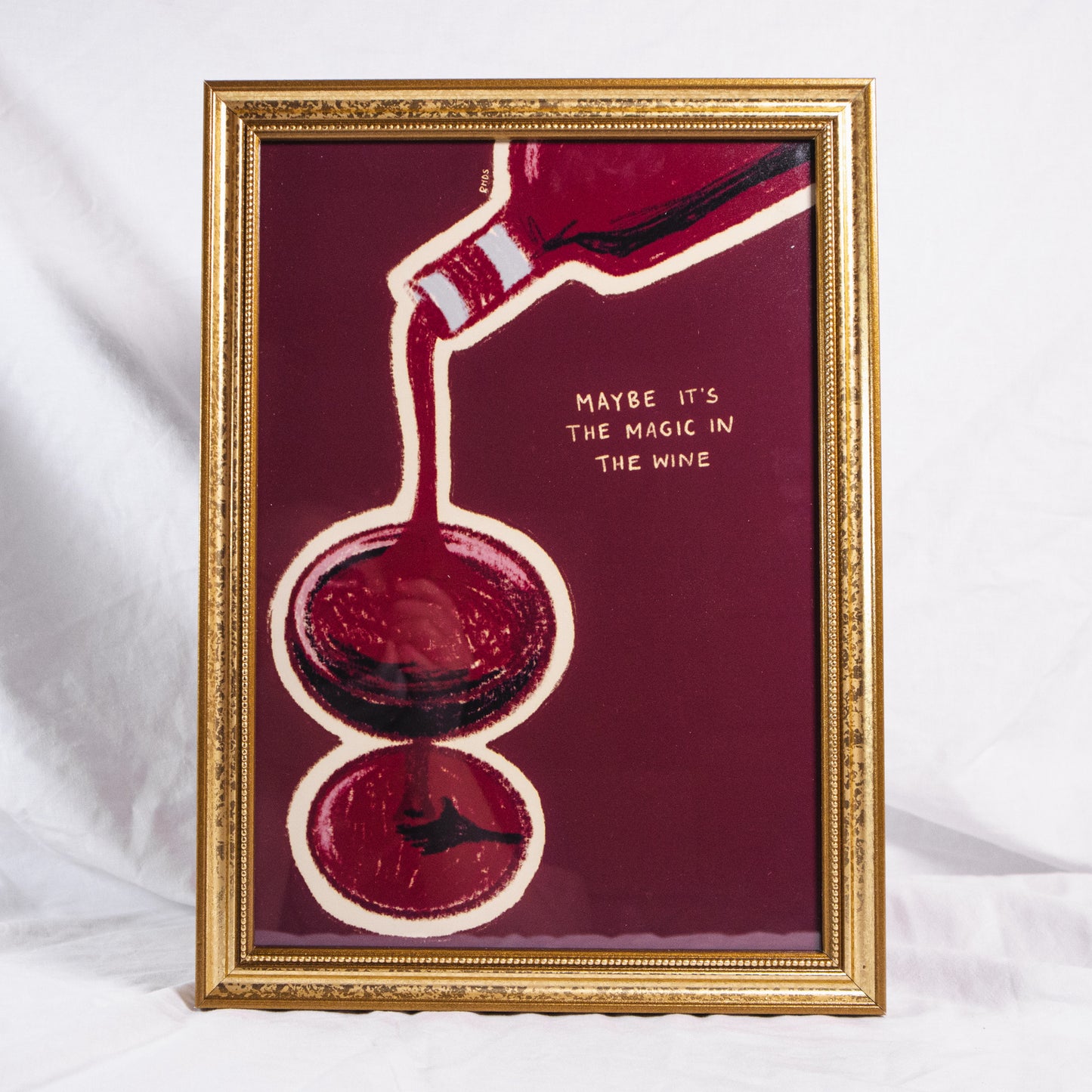 Magic In The Wine Wall Art Print