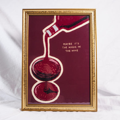 Magic In The Wine Wall Art Print