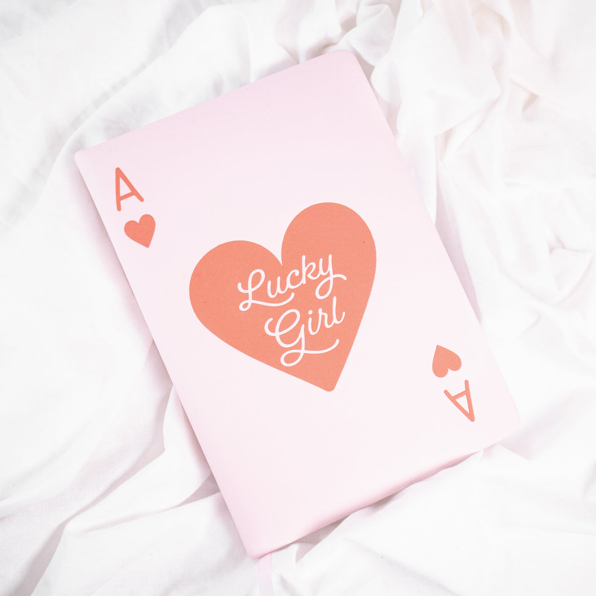 Lucky Girl Playing Card Journal